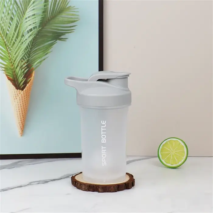 Bouteille Shaker de poudre de protéines Portable de 300ml, tasse de mélange avec échelle, bouteille