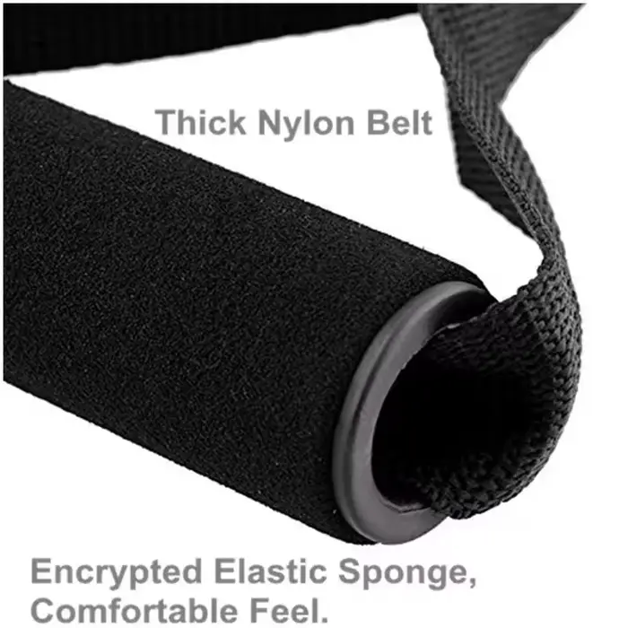 Poignée de gymnastique poignées en mousse Extra larges pour Fitness Crossfit levage traction entraînement robuste anneau en D tirer corde câble Tube accessoires