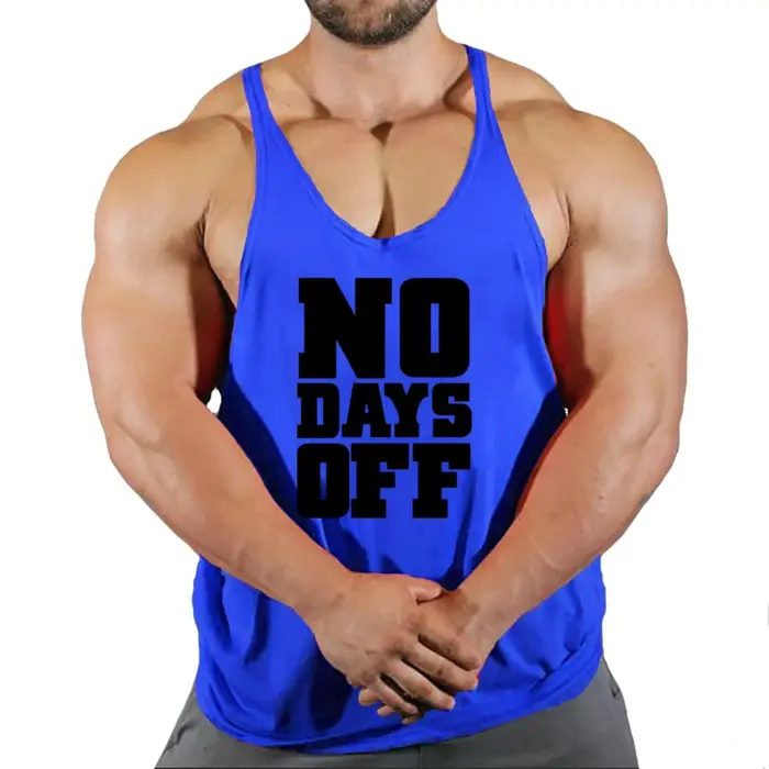 Été Y dos Gym Stringer débardeur hommes coton vêtements musculation sans manches chemise Fitness gilet musculaire Singlets entraînement réservoir