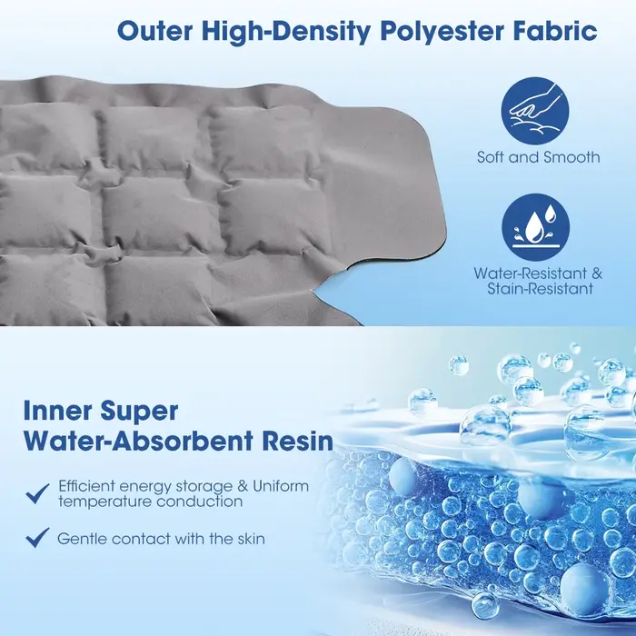 Enveloppe de glace pour le genou pour blessures