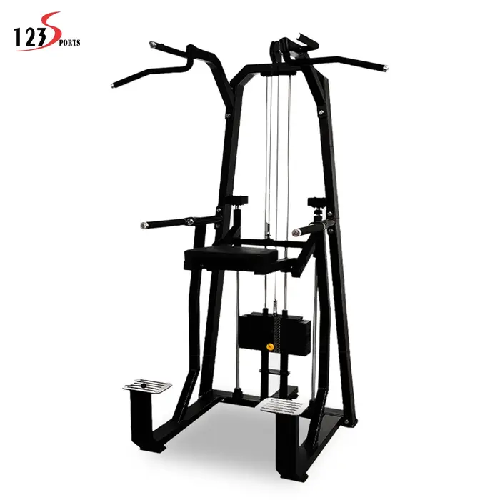 Machine de traction assistée par le menton d'immersion chargée pour le bâtiment de corps de forme ph