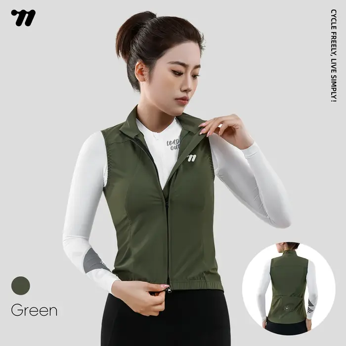 WEST BIKING – gilet de cyclisme coupe-vent, léger, hydrofuge, respirant, Logo réfléchissant, maillot