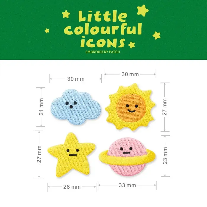 Patchs brodés mignons à thermocoller ou autocollants, sans couture, pour décoration DIY sur vêtements, sacs à dos, coques de téléphone