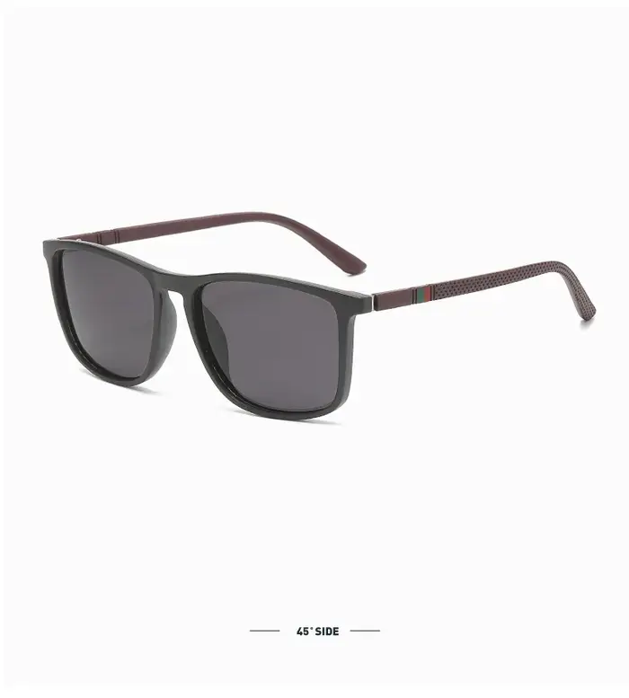 Lunettes de soleil de sport pour hommes, polarisées, confortables, carrées, légères, accessoire avec Origina