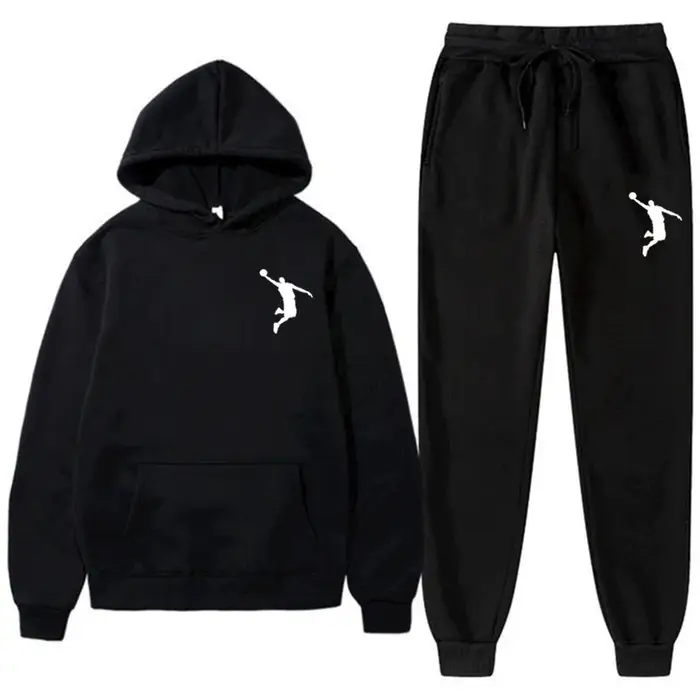 Sport basket-ball marque sweat pantalons de survêtement hommes femmes 2 pièces ensembles survêtement mode décontracté vêtements de sport à capuche Sudadera Hombre