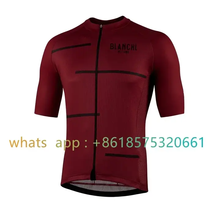 Blanchl – maillot de cyclisme à manches courtes