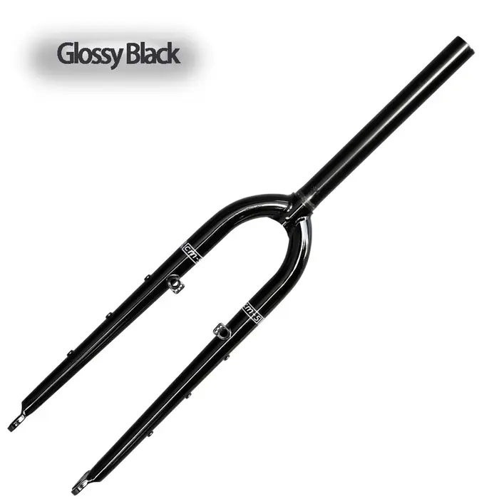 26/27.5ER DARKROCK CM-5 cr-mo Steels fourche avant 28.6mm disque et V frein vtt fourche rigide pièce