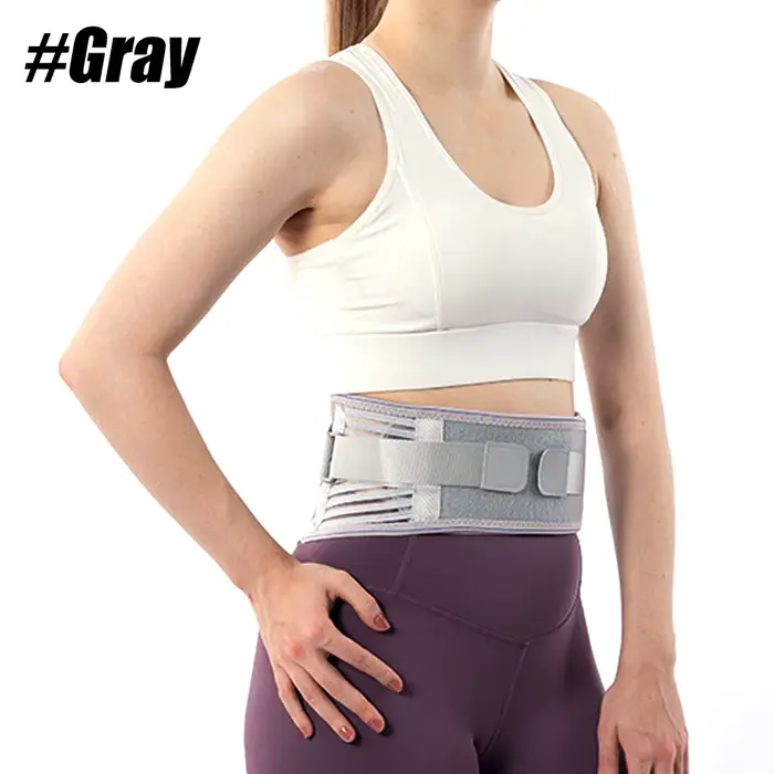 1 attelle pour le bas du dos pour soulager la douleur – Ceinture de soutien lombaire réglable pour s