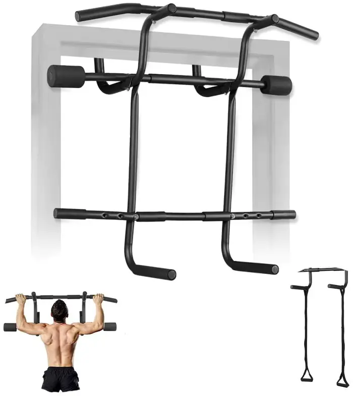 Barre de traction multi-gym pour porte, barre de trempage, Fitness pour l'entraînement de force à do