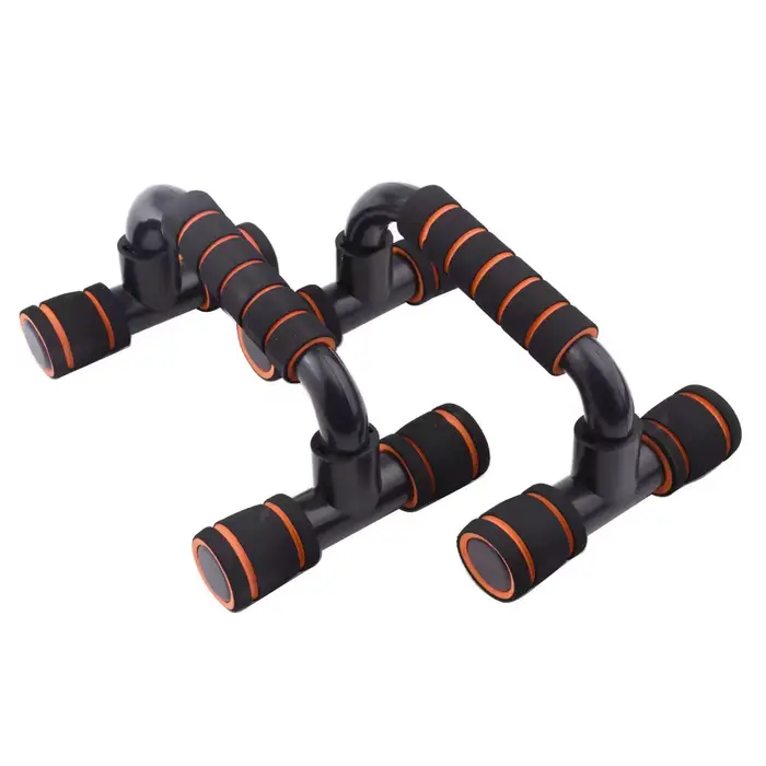 1 paire de barres de musculation ergonomiques pour hommes - Supports d'entraînement de force portables antidérapants