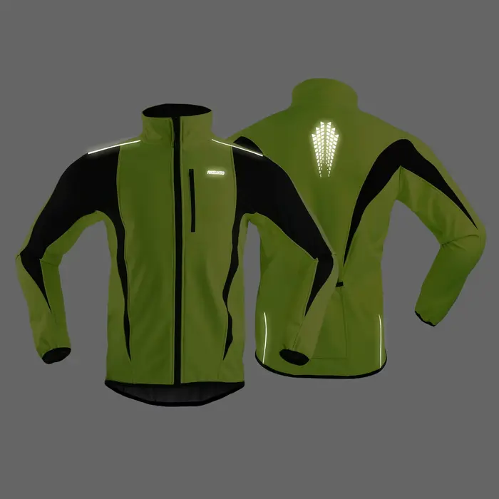ARSUXEO hommes hiver veste de cyclisme thermique polaire Softshell coupe-vent imperméable respirant 