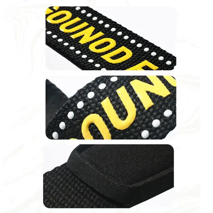 1PC/2PC GOUNOD sport Booster ceinture poignée ceinture Fitness barres de traction traction traction Silicone antidérapant résistant à l'usure Deadlift ceinture