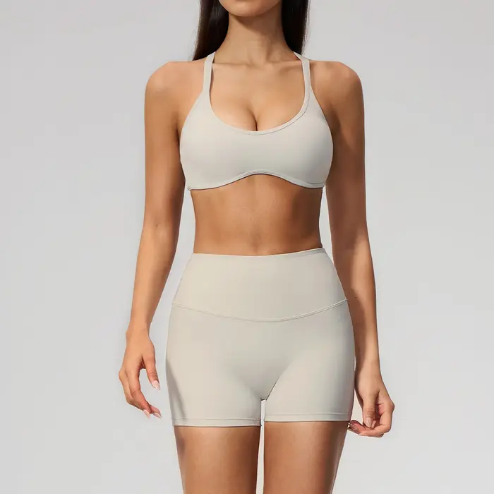 Ensemble de vêtements de sport pour femmes, taille haute, effet ventre plat, tenue athlétique, sport