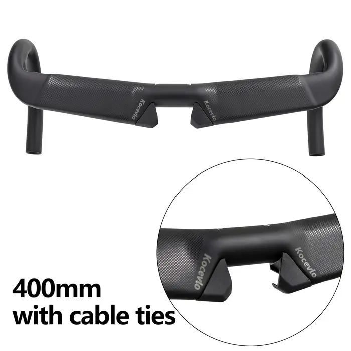 Guidon de vélo de route entièrement en Fiber de carbone T1000, guidon de vélo de sport, barre de chu