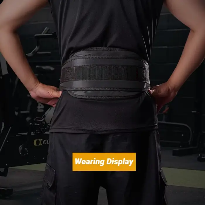 Ceinture de musculation épaissie avec chaîne pour dips