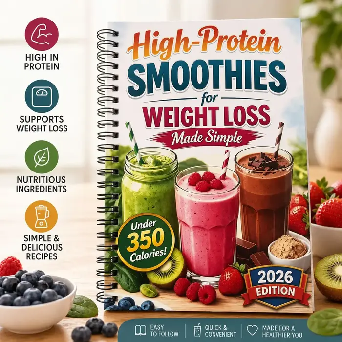 Recette de smoothie riche en protéines, incluant des formules simples et un plan pratique sur 4 semaines, carnet de recettes de smoothies pour perdre du poids
