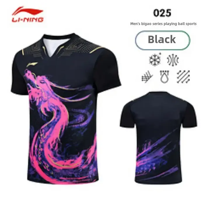 Nouvel ensemble d'uniforme de tennis de table pour hommes, haut d'uniforme de match de l'équipe nati