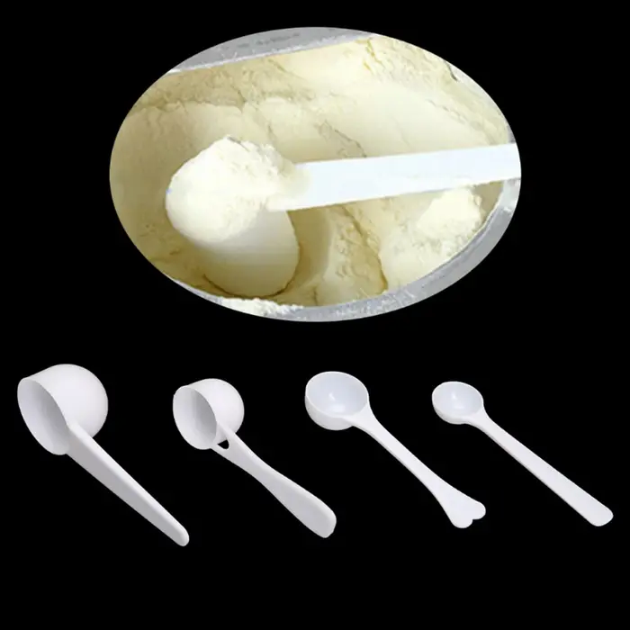 Lot de 10 cuillères doseuses en plastique pour protéines, café et lait, 1/3/5/10g, pour la maison et la cuisine