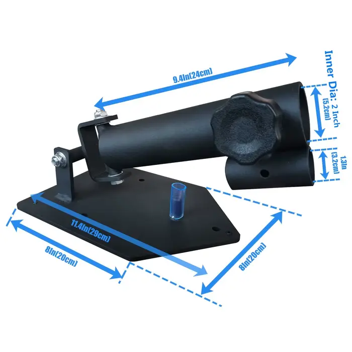 Station de musculation portable et résistante à 360 °, base T-bar de luxe, plateforme de renforcemen