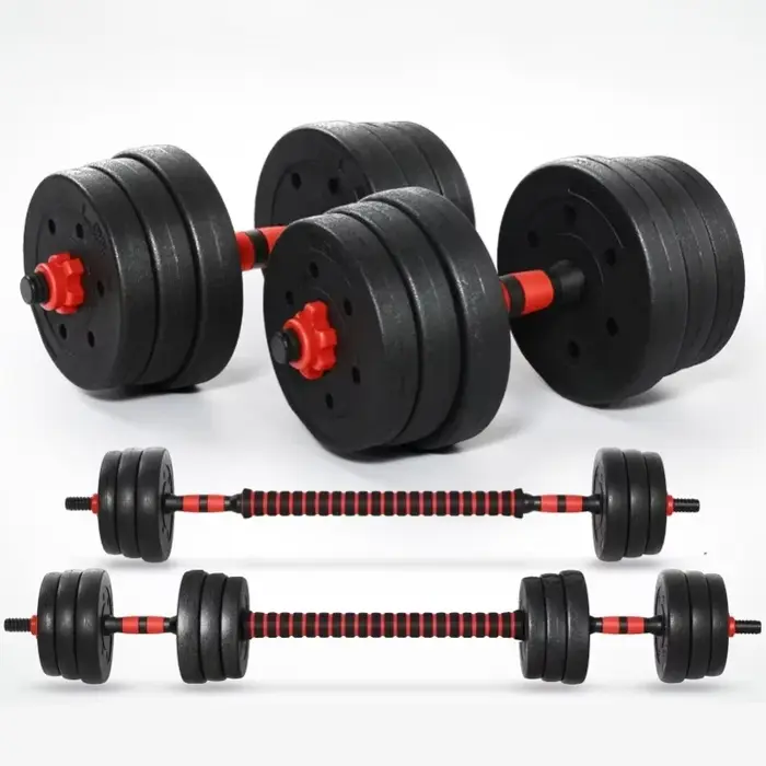 Connecteur de barre de musculation en acier massif 40cm 50cm pour haltères
