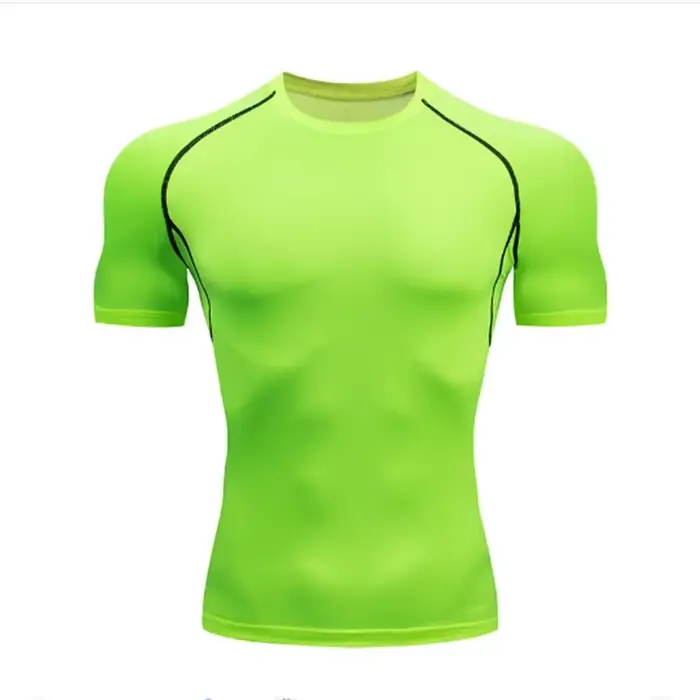 Chemises de course à compression pour hommes