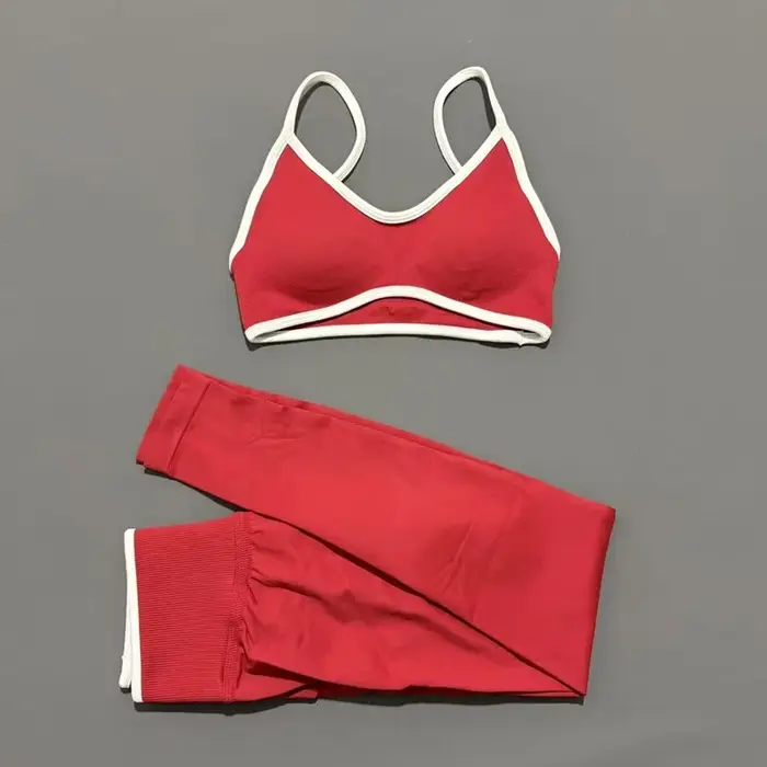 Ensemble de yoga et fitness sans couture HISTELLO pour femme