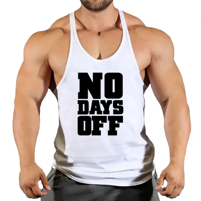 Été Y dos Gym Stringer débardeur hommes coton vêtements musculation sans manches chemise Fitness gilet musculaire Singlets entraînement réservoir