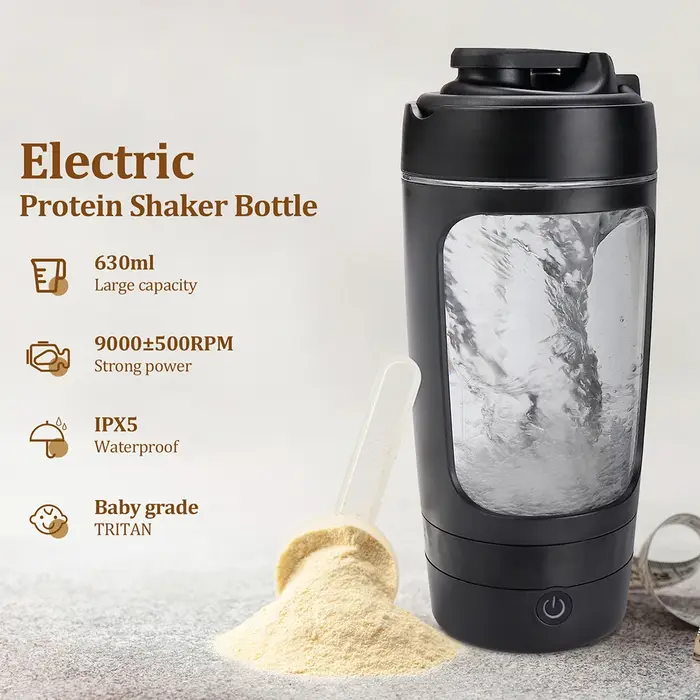 Bouteille shaker électrique 630 ml