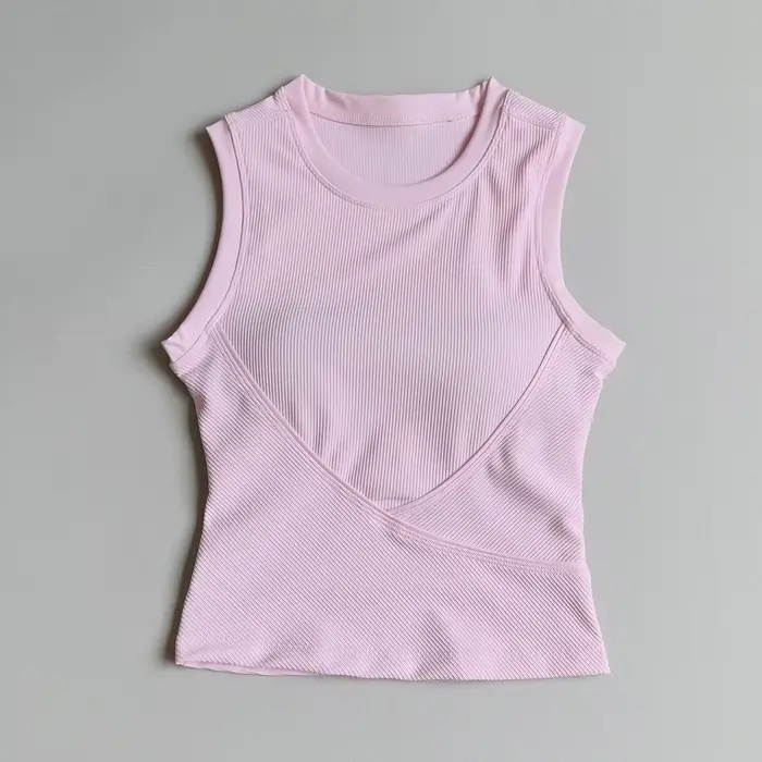 Débardeur de sport haute intensité pour femme, séchage rapide, respirant, anti-choc, pour la course,