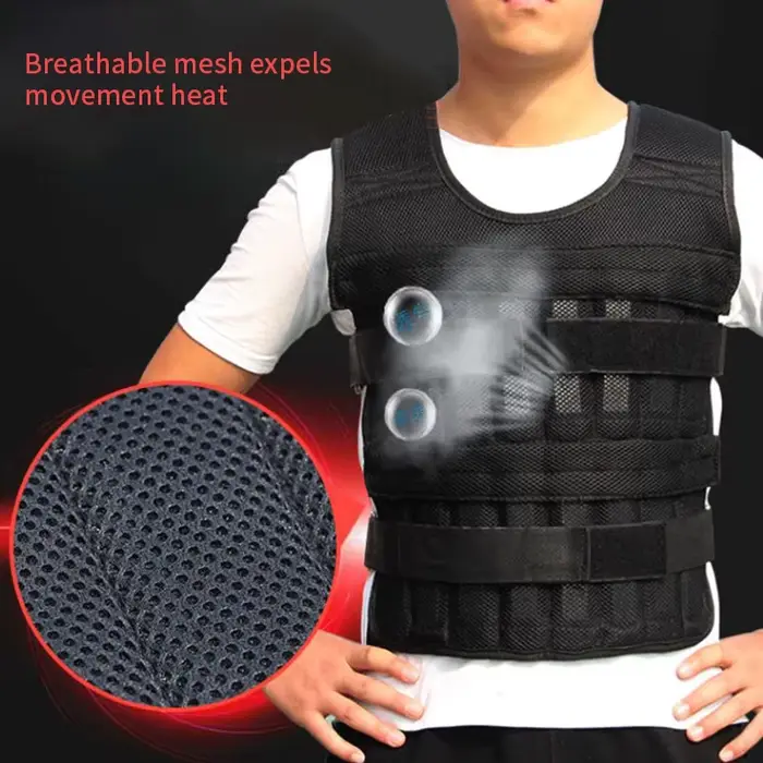 Veste d'entraînement de boxe à chargement réglable