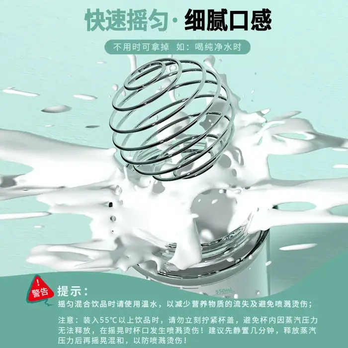 Bouteille d'eau en plastique Tritan de 500 ml grande capacité pour shake protéiné