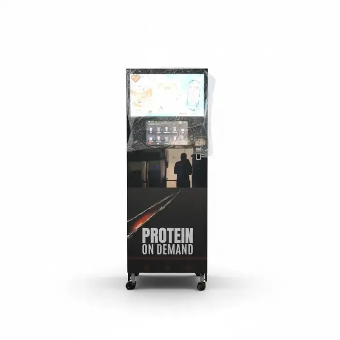 Kiosque à protéines personnalisé en gros pour le bien-être et la nutrition au lieu de travail, distributeur automatique de boissons protéinées