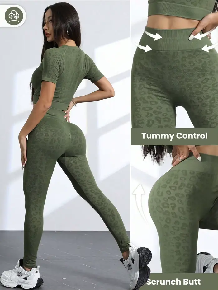 Leggings de yoga taille haute sans couture pour femmes
