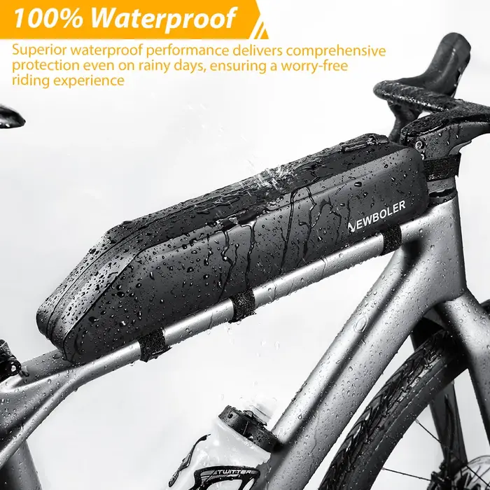 NEWBOLER 2L cadre de vélo avant Tube sac