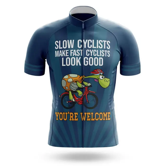 Vêtements de cyclisme Slow Cyclist 2024, maillot de cyclisme d'été pour hommes, maillot de vélo de m