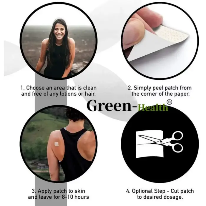 Patch de calcium, de vitamine D3 et de zinc