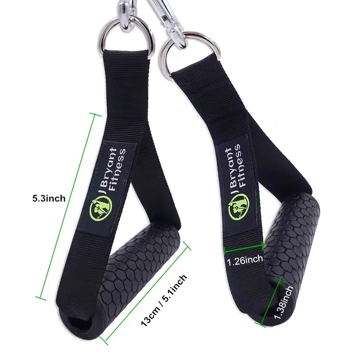 Attache cable musculation equipement Poignée de gymnastique antidérapante d-ring tirer la barre