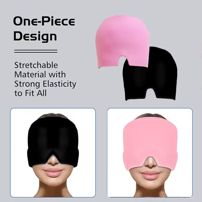 Gel glace maux de tête soulagement de la Migraine chapeau compresse froide thérapie casquette
