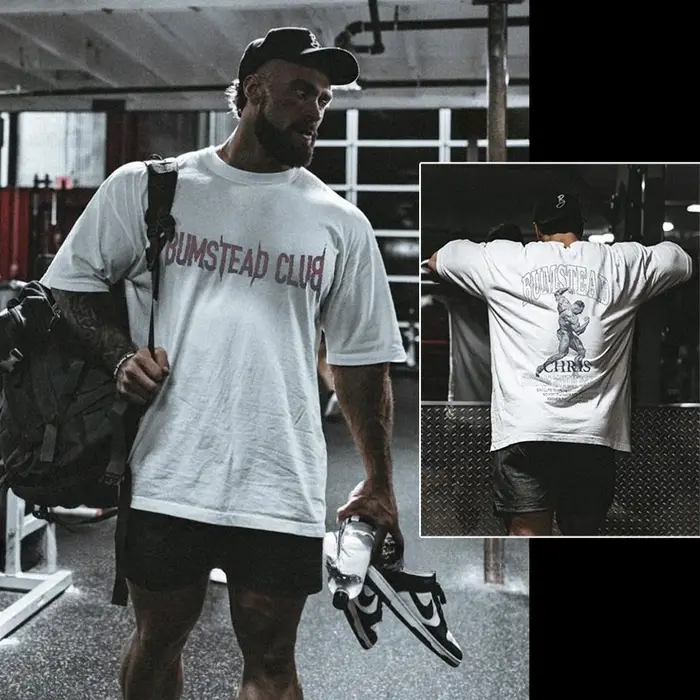 T-shirt décontracté CBUM Chris Fitness Training Gym pour hommes et femmes