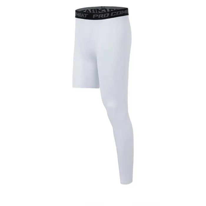 Leggings de basket-ball à jambe unique pour hommes