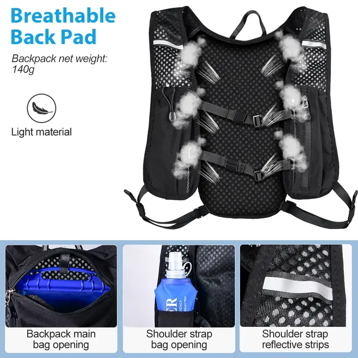 Sac à dos de course à pied ultra léger NEWBOLER