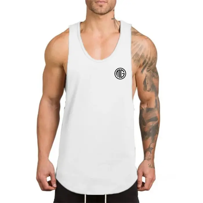 Muscleguys Débardeurs de sport en coton pour hommes