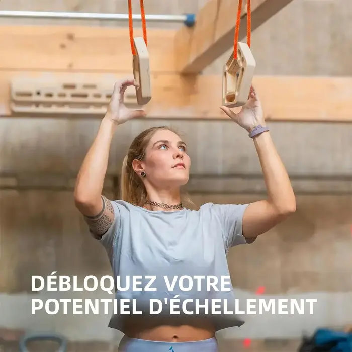 Barre de traction murale pour l'entraînement de la force des doigts et des avant-bras