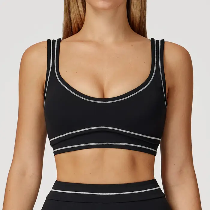 Soutien-gorge de sport respirant anti-transpiration pour femmes, soutien-gorge de yoga, sous-vêtemen