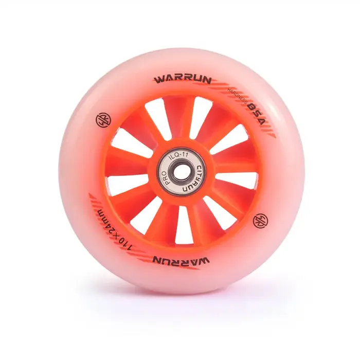 WARRUN-Roue de patinage de vitesse en ligne, Pneus de vitesse au sol d'asphalte de rue en plein air,