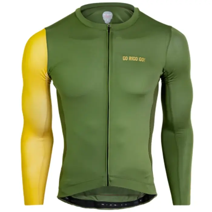 Go Rigo Go-Maillot de cyclisme à manches longues pour homme