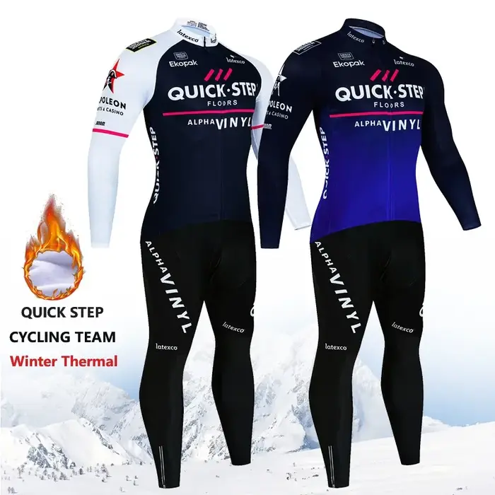 Hiver rapide étape cyclisme maillots ensemble vtt vélo vêtements Maillot Ropa Ciclismo Invierno