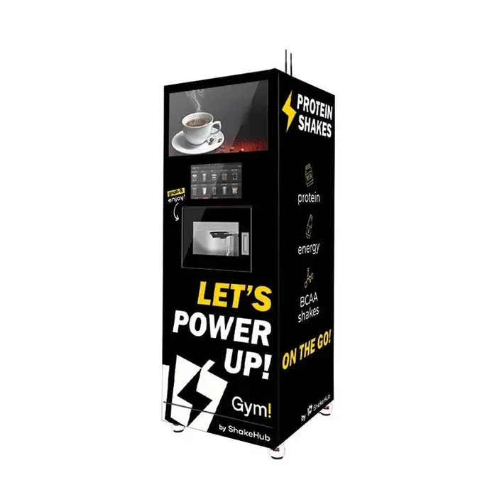 Distributeur automatique de protéines de qualité supérieure personnalisé en gros pour la livraison rapide de poudre de shake protéiné