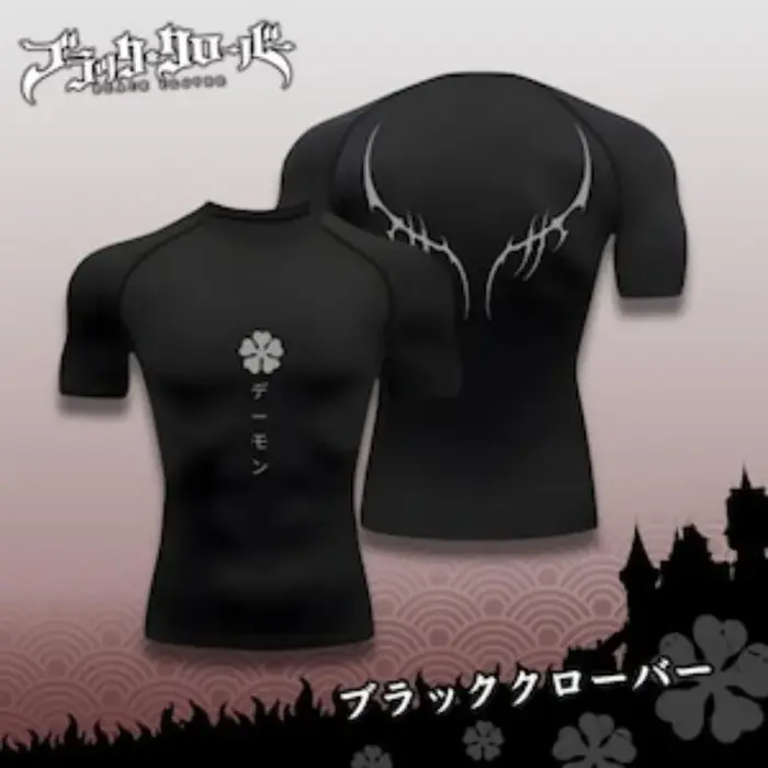 Chemise de compression | Trèfle noir