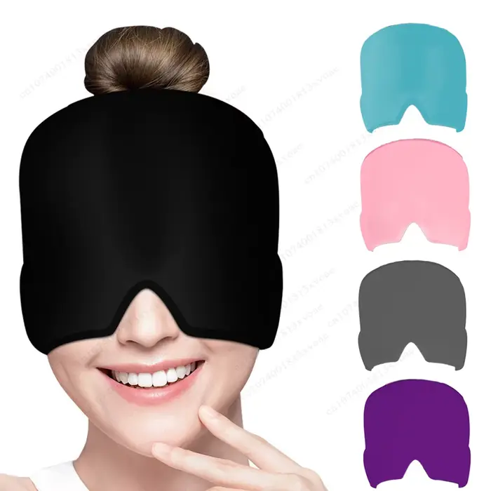 Pain de tête soulagement de la Migraine chapeau Gel glace compresse froide thérapie casquette